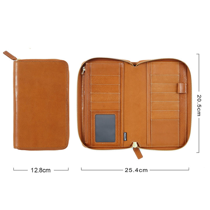Moterm Zip 2.0 Planner Cover - Weeks (Vegetable Tanned Leather)