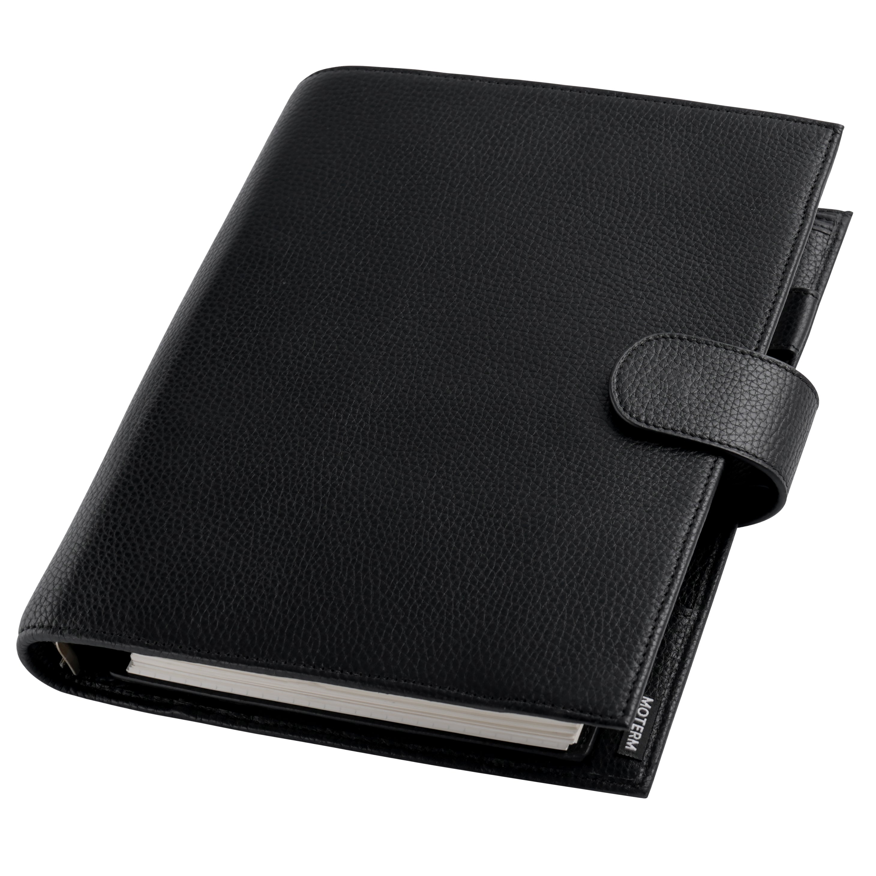 Moterm A5 Luxe リングプランナー 本革バインダーオーガナイザー