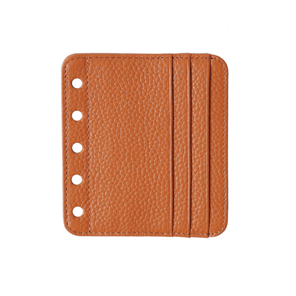 Moterm Leather Card Holder for Rings Planner (Pebbled)