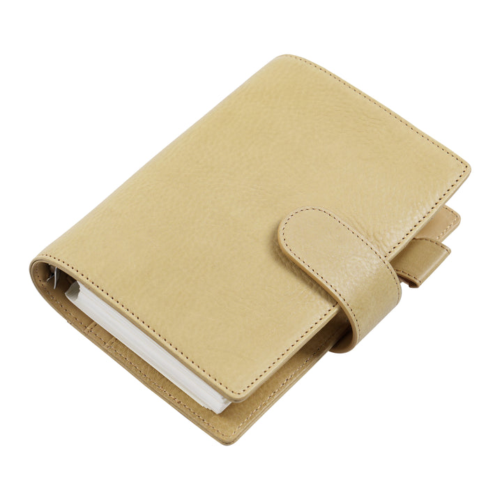 Moterm Personal-Wide Luxe ringenplanner, echt leer, organizer (30 mm ring, kiezel-verbrand oranje Moterm Personal-Wide Luxe ringenplanner, echt leer, organizer (30 mm ring, kiezel-verbrand oranje