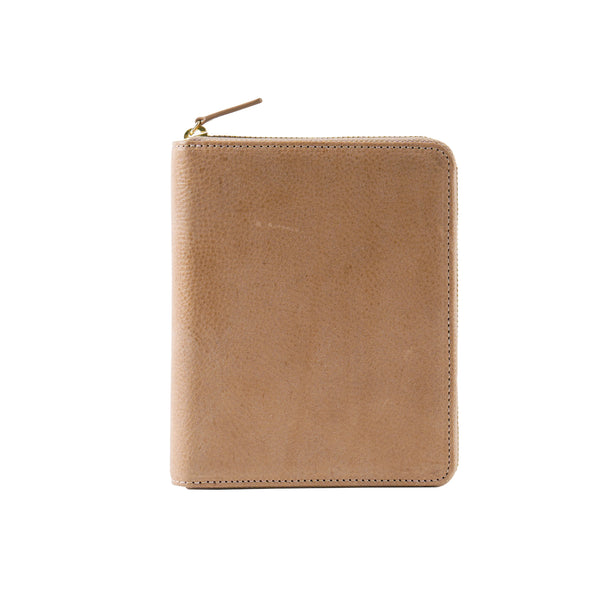 Moterm Zip Planner Cover - A6 (Vegetable Tanned Leather)
