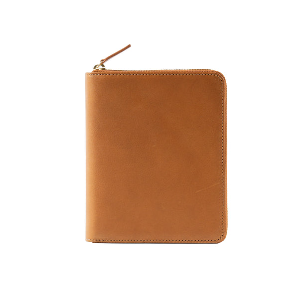 Moterm Zip Planner Cover - A6 (Vegetable Tanned Leather)-23493384 