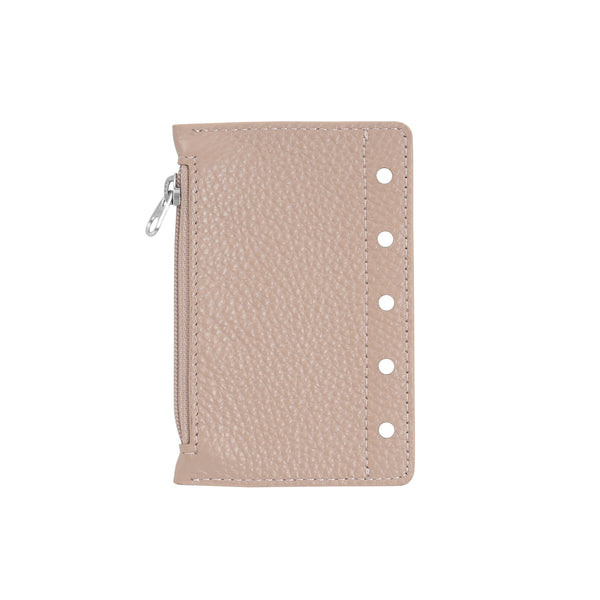 Moterm Leather Zipper Flyleaf - A8 (Pebbled)