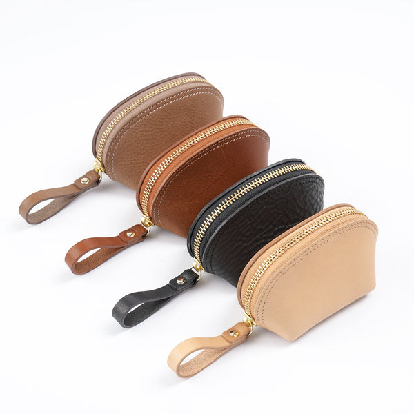 Moterm Leather Mini Coin Purse (Vegetable Tanned Leather)