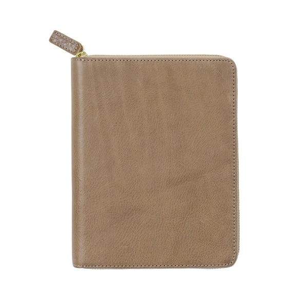 Moterm Zip Planner Cover - B6 (Vegetable Tanned Leather)