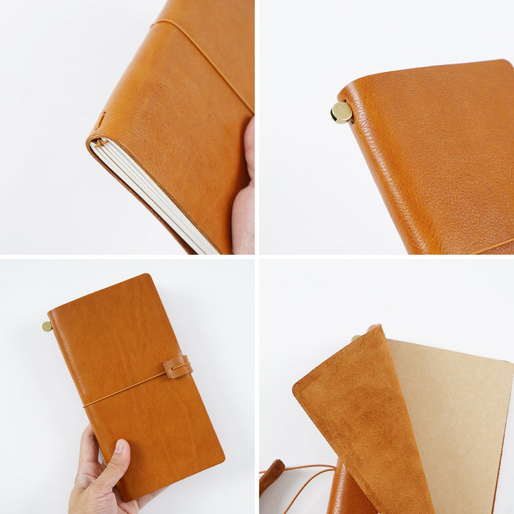 Moterm Compact Traveler Notebook Cover - Standard (Vegetable Tanned Leather)