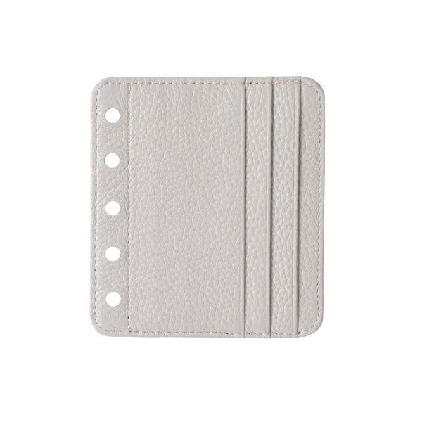 Moterm Leather Card Holder for Rings Planner (Pebbled)