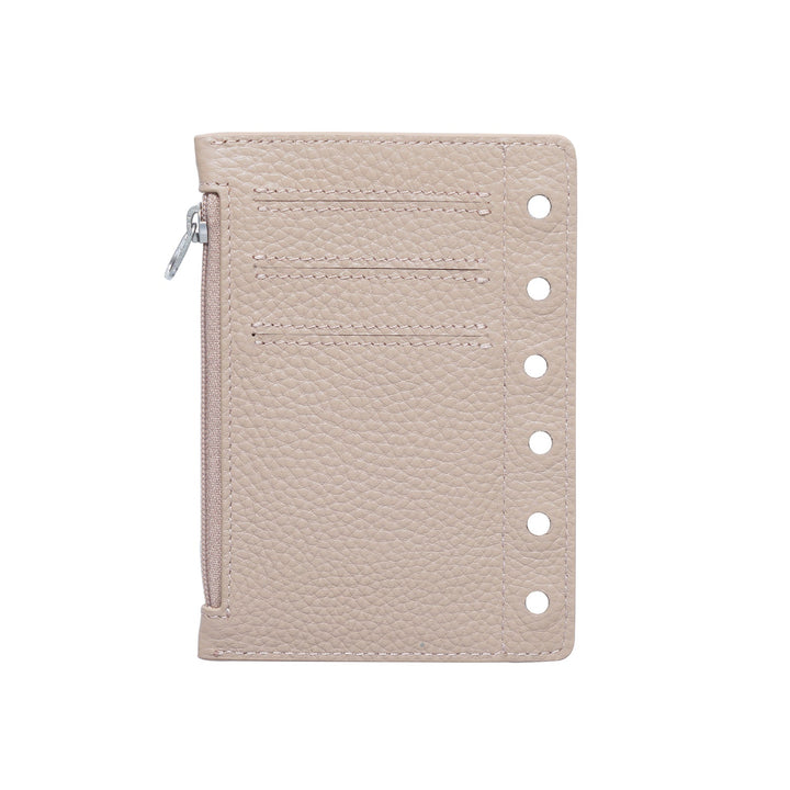 Moterm Leather Zipper Flyleaf - Pocket (Pebbled)-68695142 