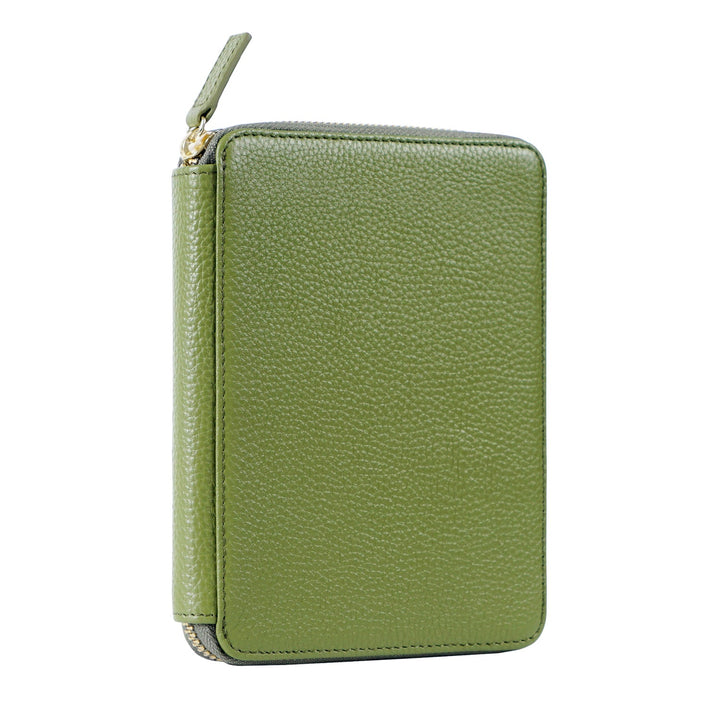 Moterm Leather Zippered Pen Case (Pebbled）