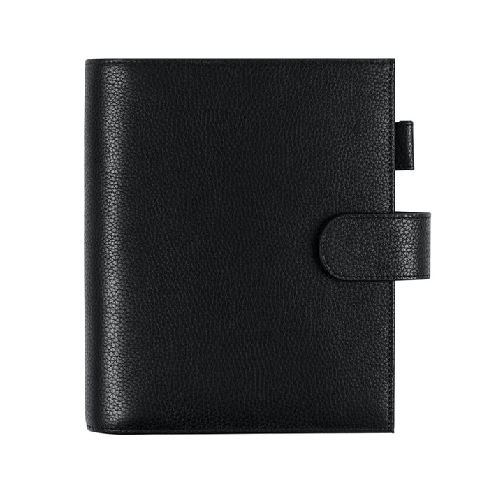 Moterm New Discbound Leather Cover for Happy planner - HP Mini size (Pebbled) - 16B-DN102-MI-LZ-BK