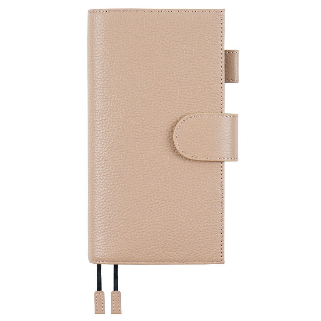 Moterm Genuine Pebbled Grain Leather A5 Zip Cover With Back 