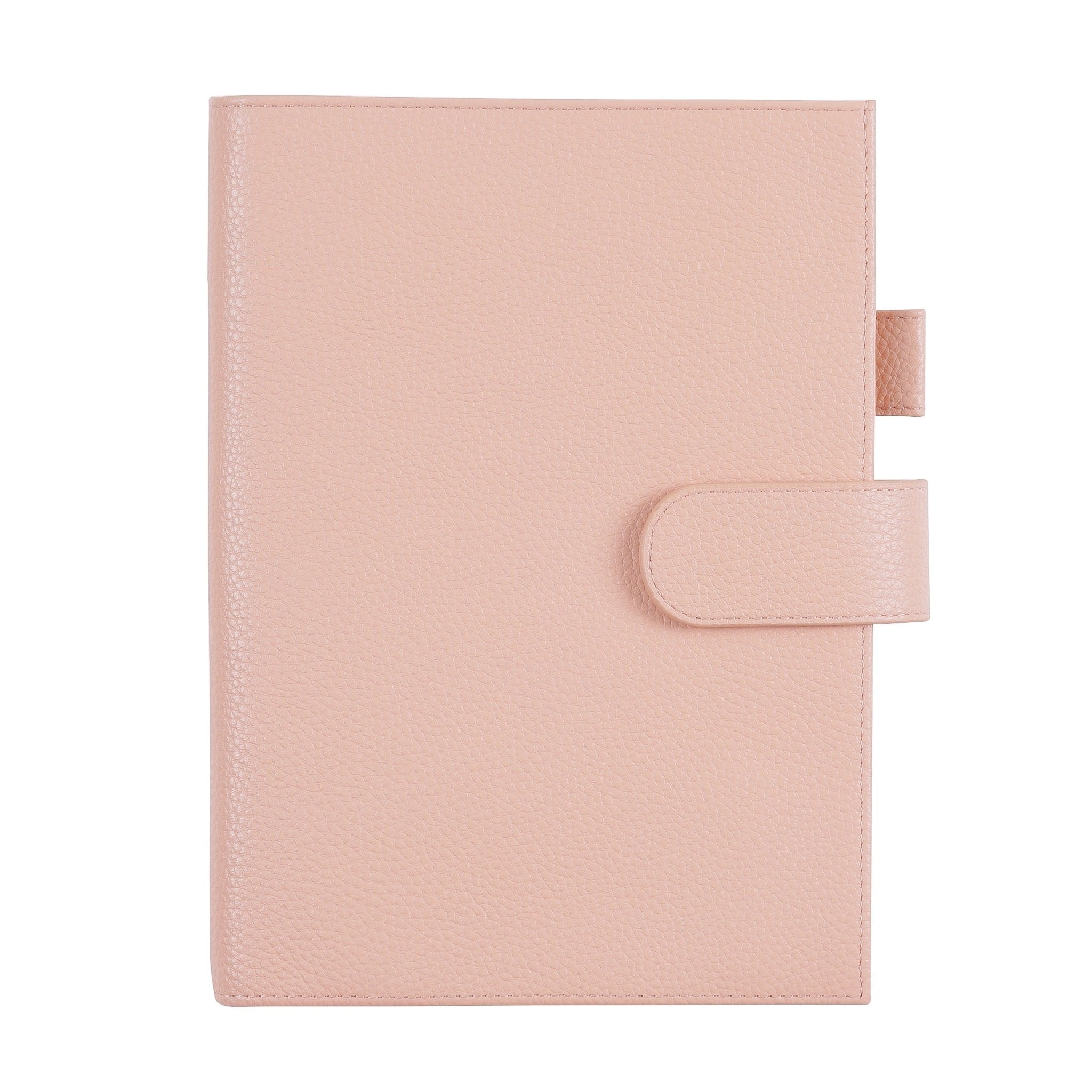 Paponei's A5 Moterm Leather Cover in Navy and Blue Pink Gray White