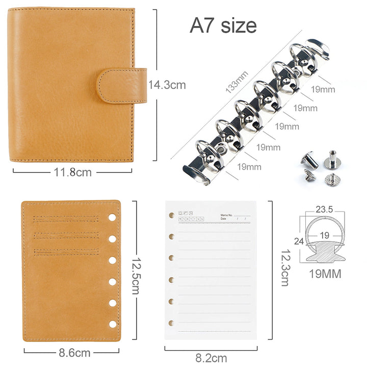 Moterm Regular 2.0 Rings Planner - Pocket (Vegetable Tanned Leather)
