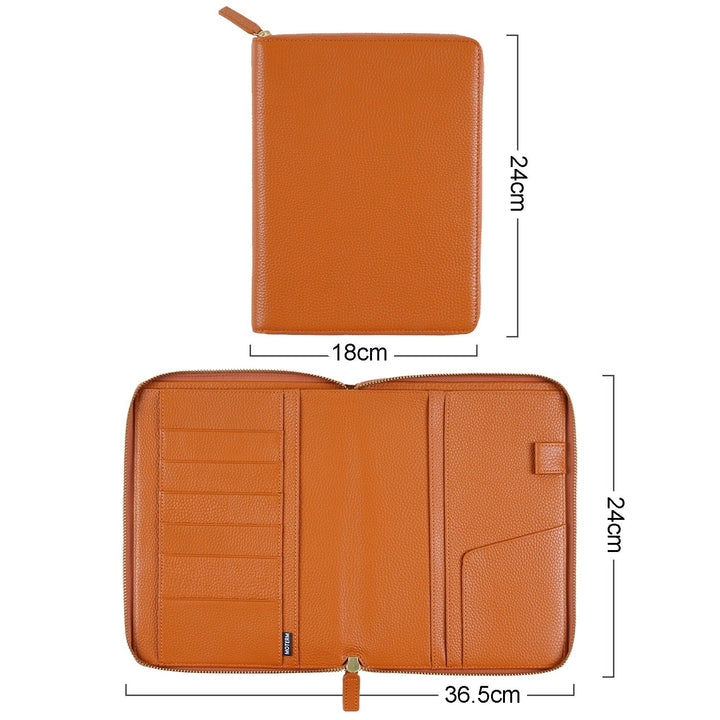 Moterm Original Series A5 Plus Cover for Hobonichi Cousin A5 Notebook  Genuine Pebbled Grain Leather Planner Organizer Agenda