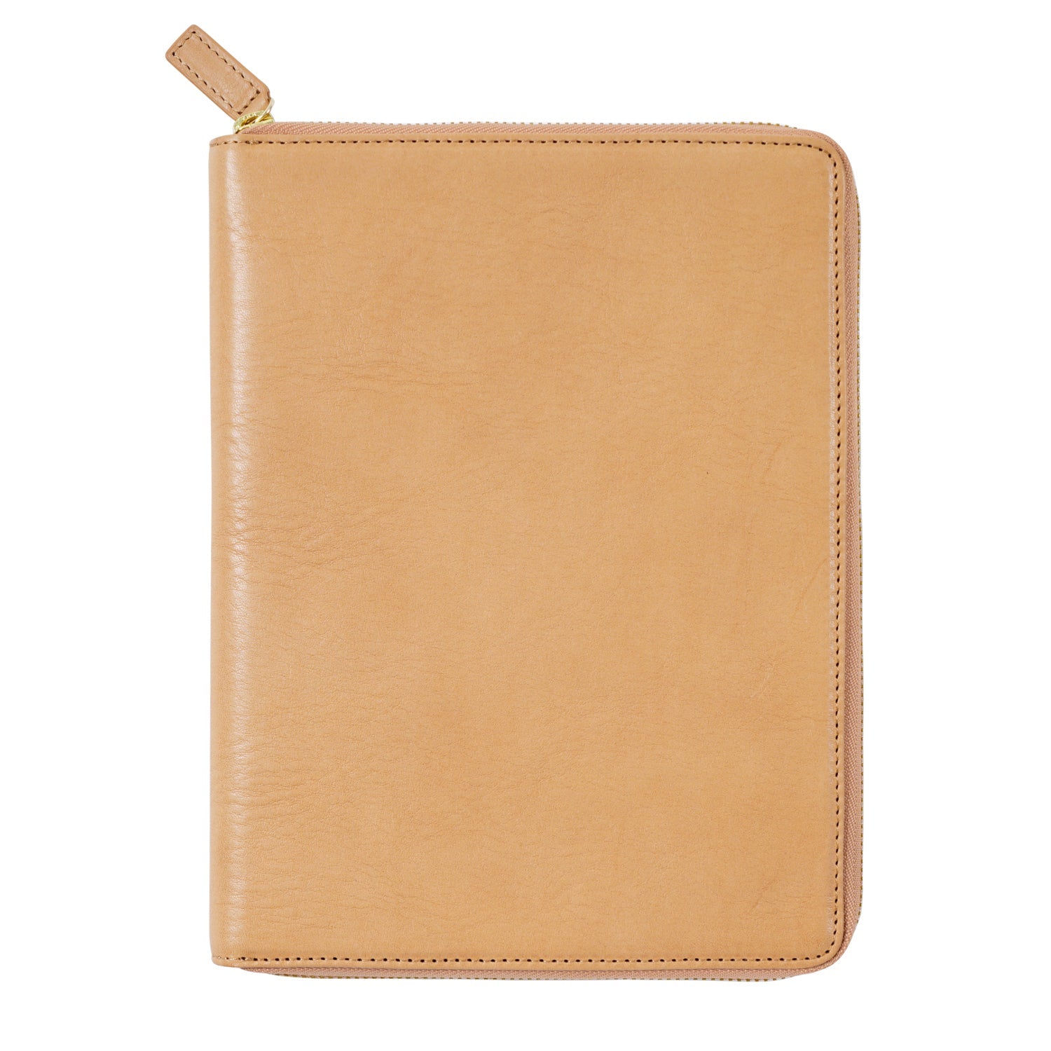 Moterm Genuine Pebbled Grain Leather A5 Zip Cover With Back Pocket Cowhide  Planner Zipper Organizer Agenda Journal Diary 