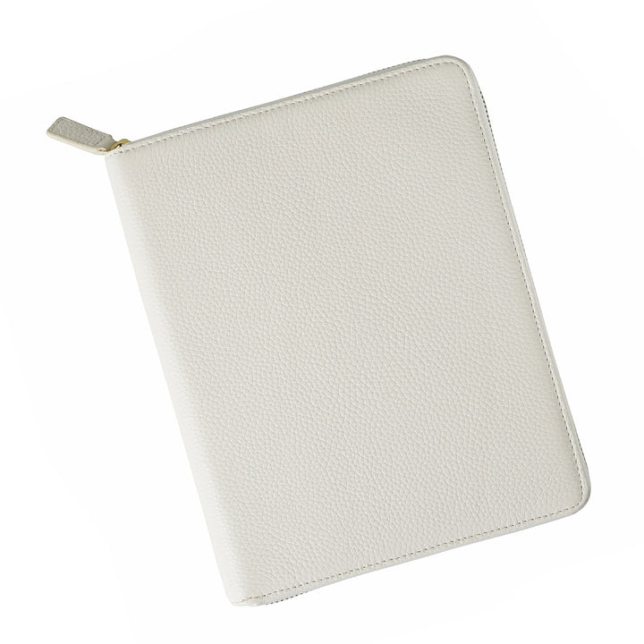 Moterm A6 Genuine Leather A6 Zippered Cover with Back Pocket Planner C –  The Stationery Manor!